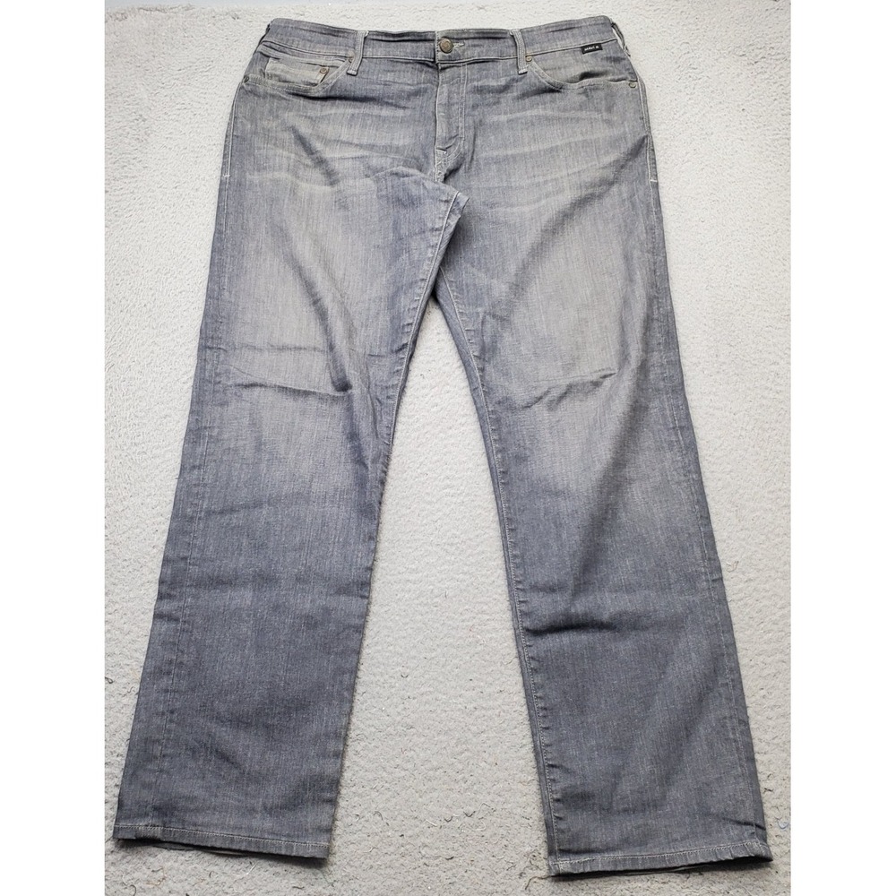 Mavi Jeans Mens 38/32‎ Gray Denim Flat Front Single Stitch Straight Leg Outdoor